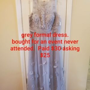 Grey formal dress